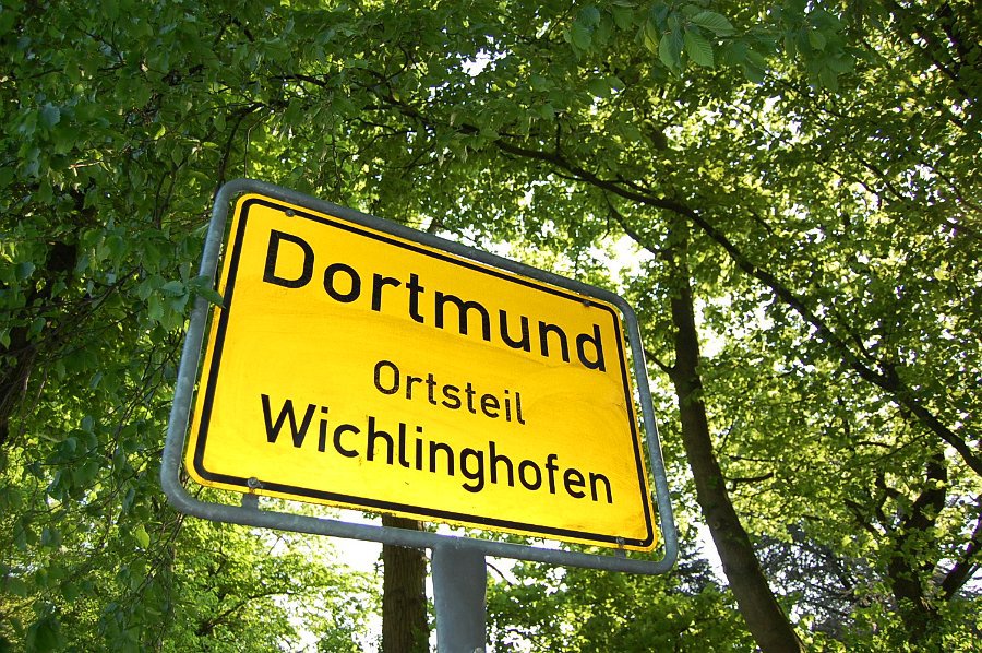 Ortsschild Dortmund-Wichlinghofen